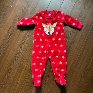 Carter's Red Reindeer Kids Pajamas